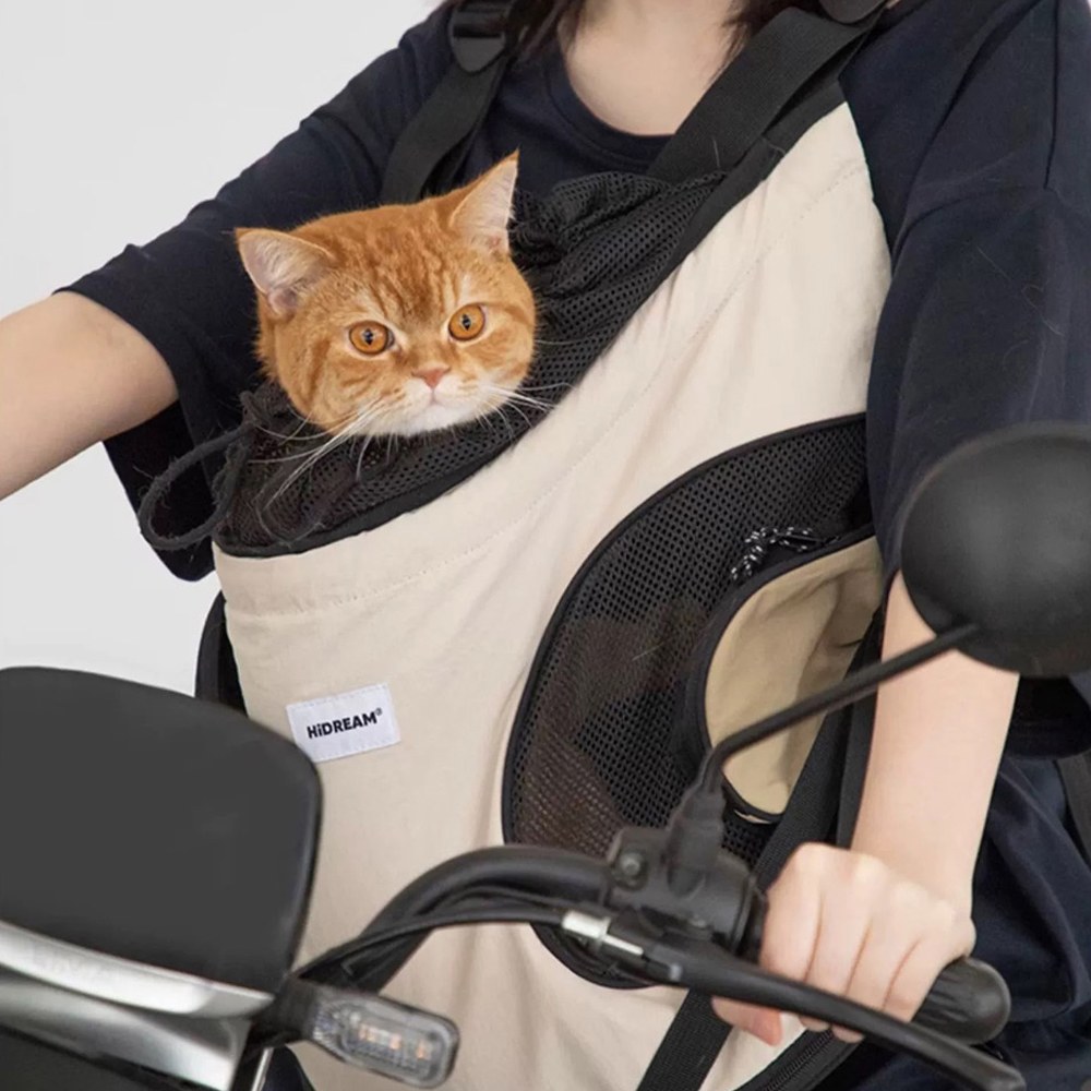 寵物前抱式托特背包 (兩色)