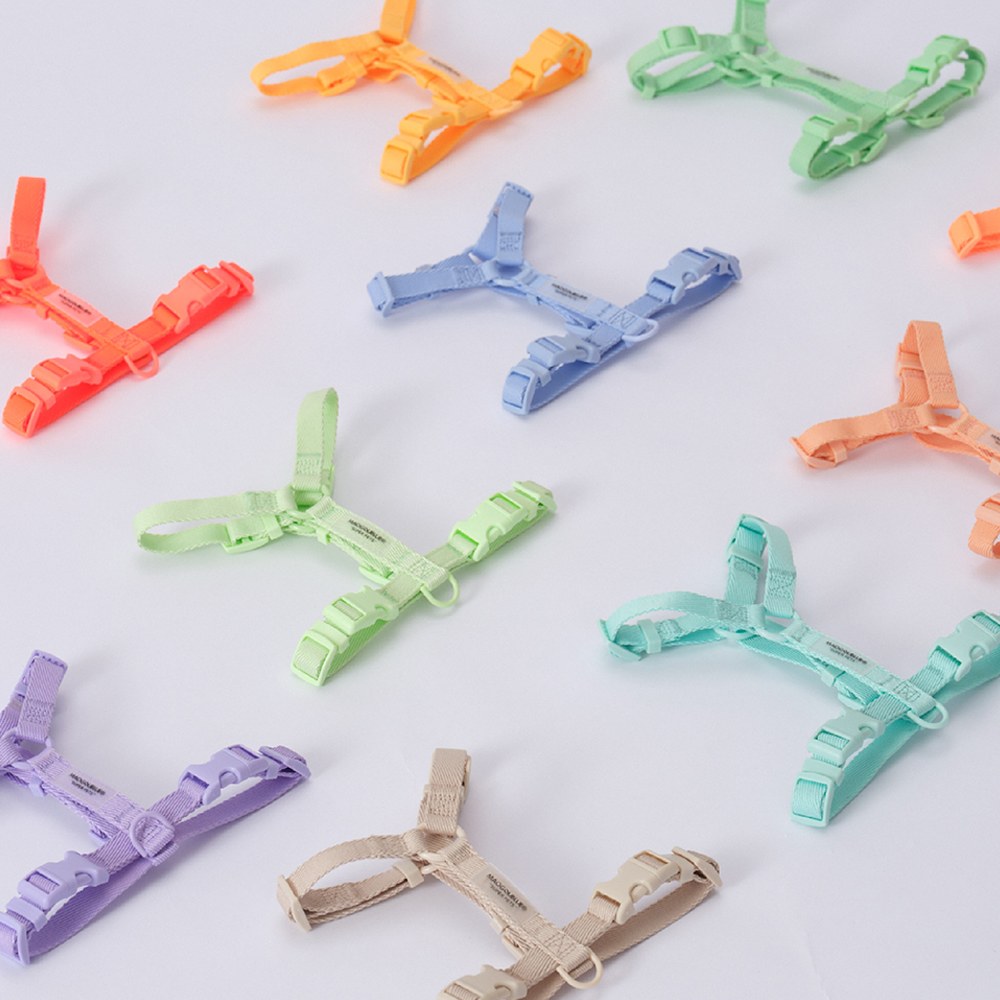 ONE BY ONE 工字牽引繩套裝 (胸背+牽繩) (多色)