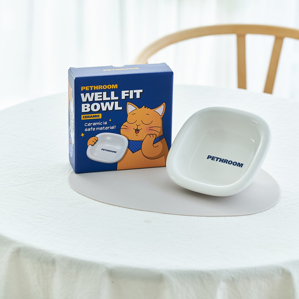 高度調節寵物瓷碗組