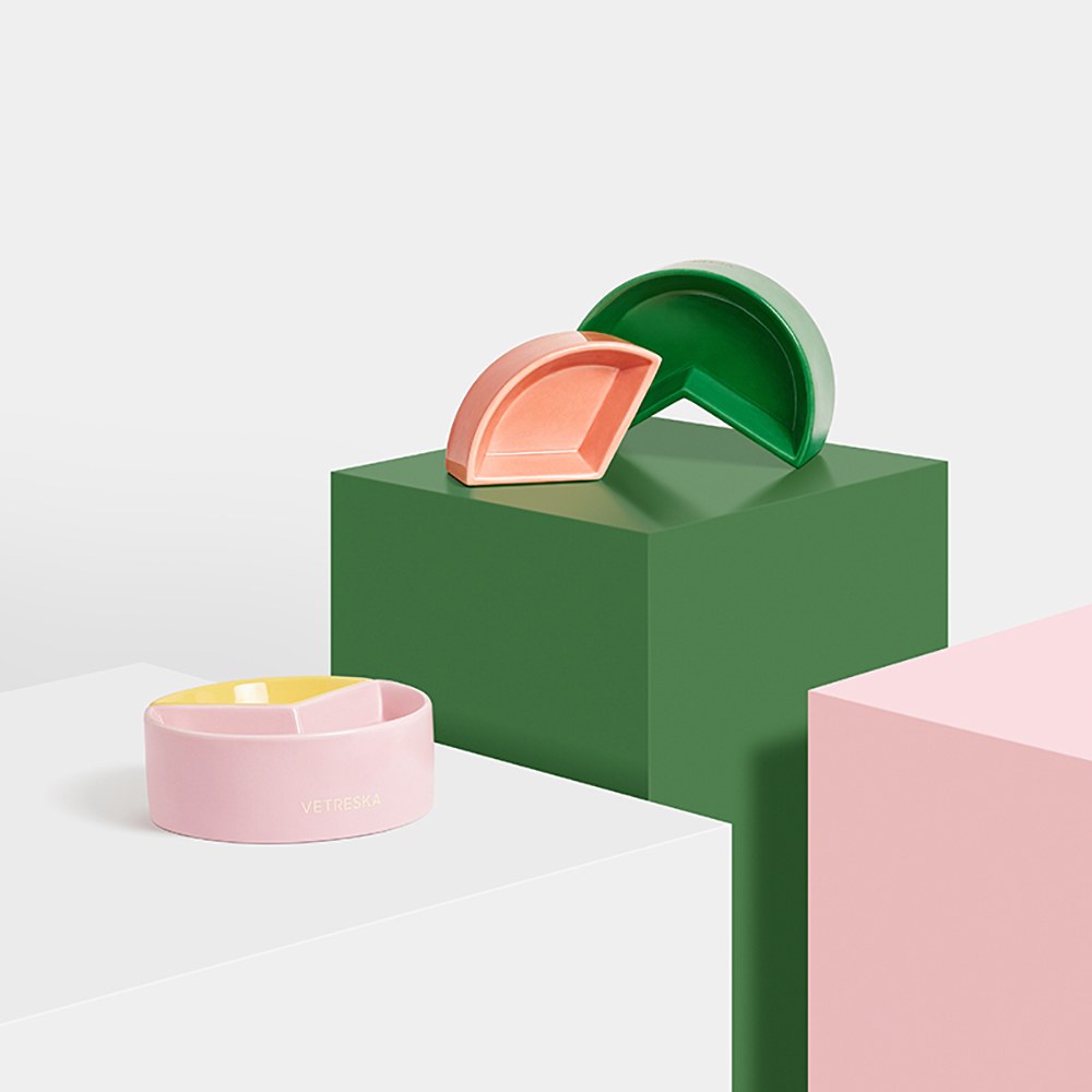 寵物陶瓷分食碗 (兩款)