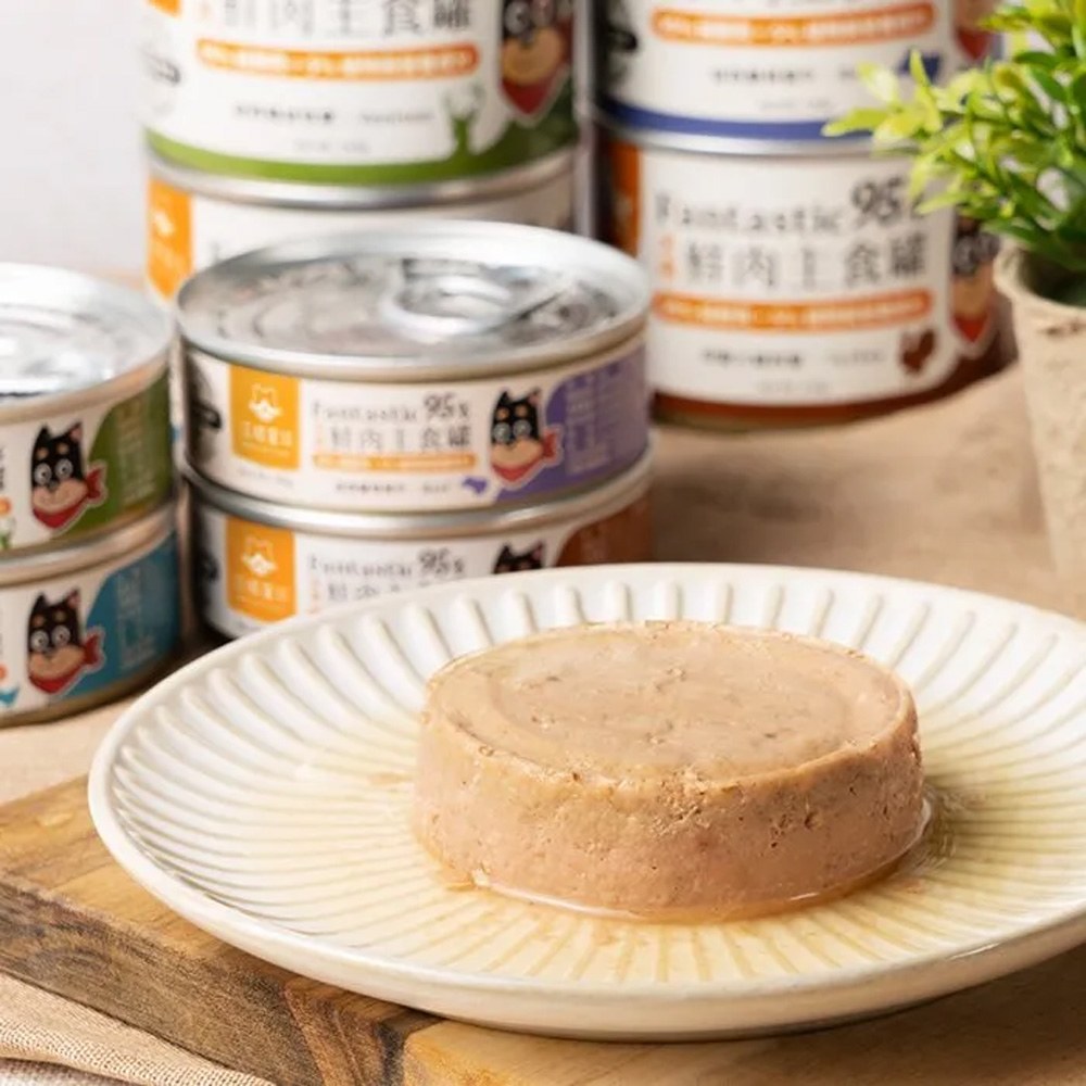 犬用95%鮮肉無膠主食罐 (多種口味)