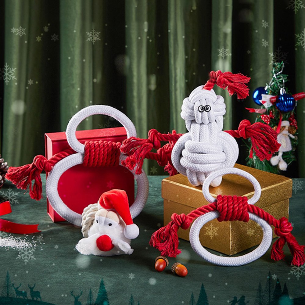 聖誕系列犬用咬繩 (多款)