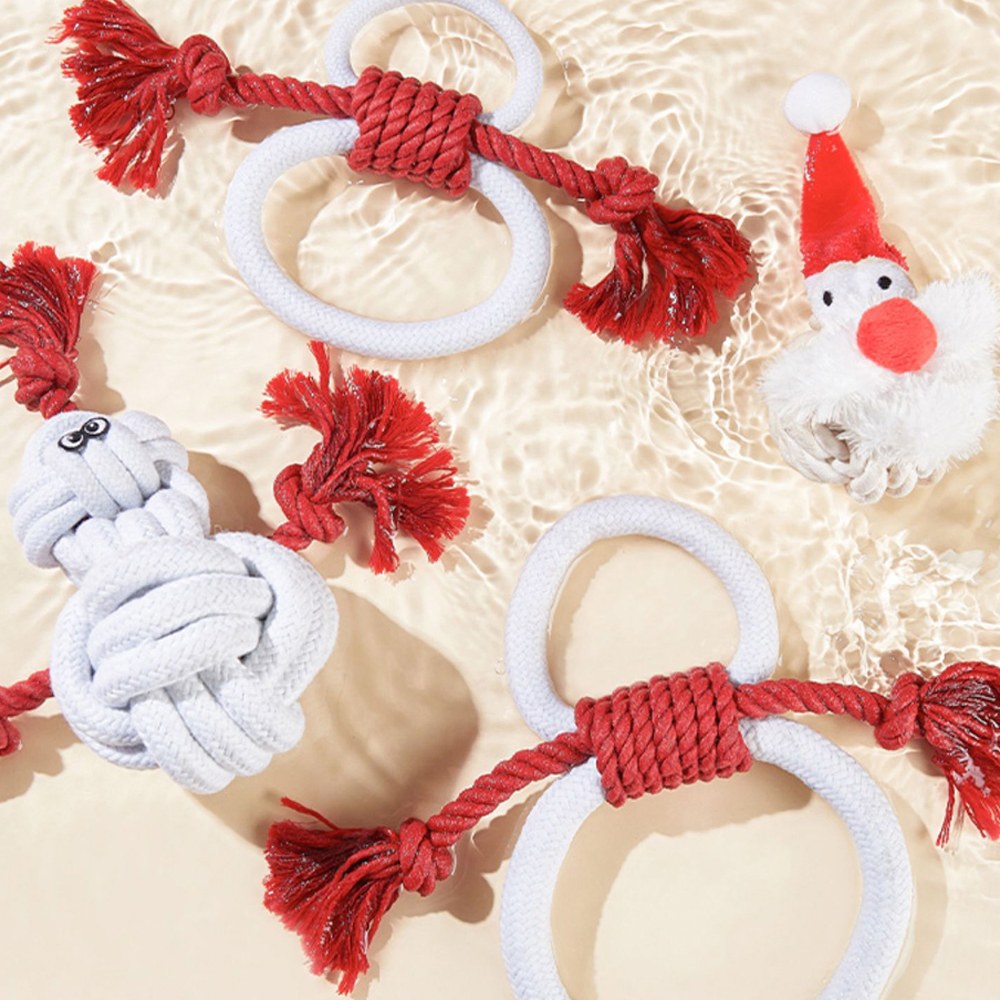 聖誕系列犬用咬繩 (多款)