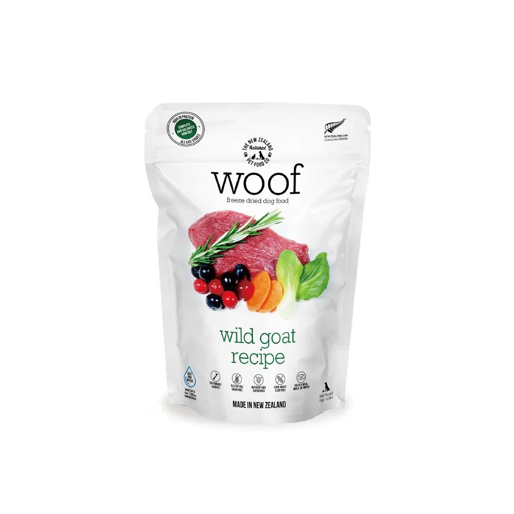 woof狗狗冷凍乾燥生食餐 - 野生山羊肉