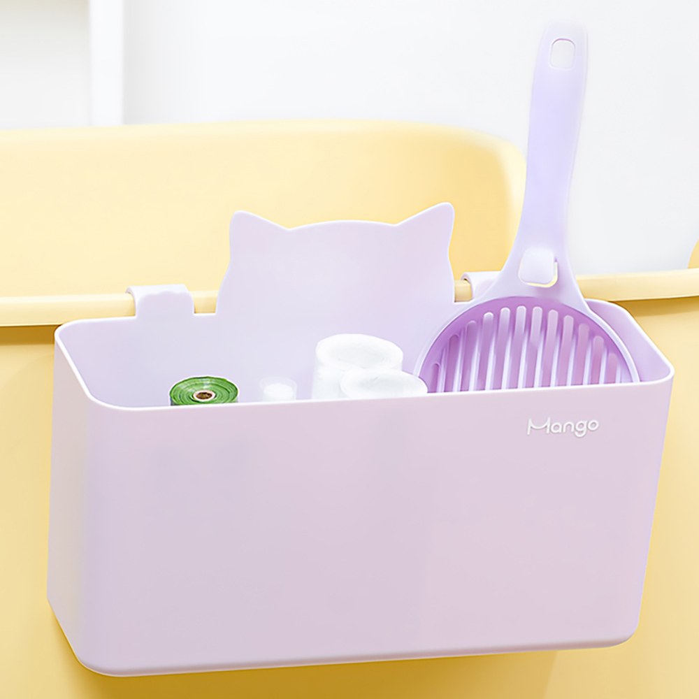 貓砂盆收納掛籃 (多色)