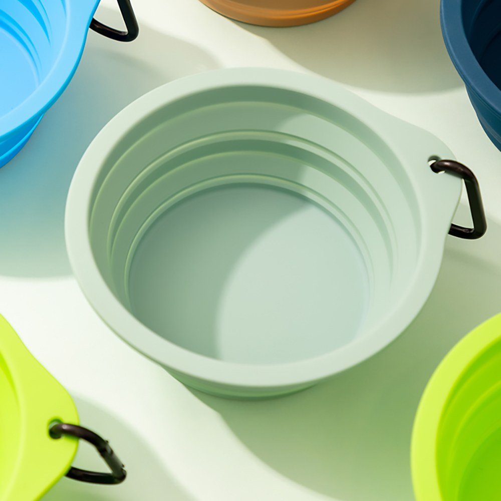 摺疊矽膠隨行碗 (多色)