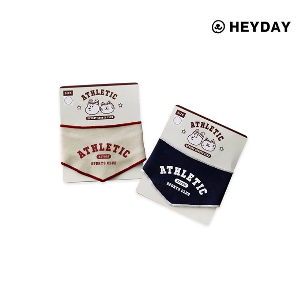 美式復古毛孩領巾 (兩色)