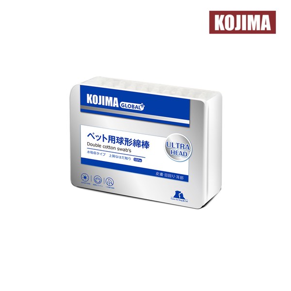 寵物護理用品 - 球狀雙頭耳部清潔棉棒