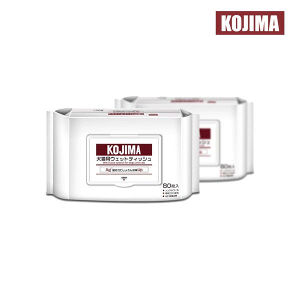 寵物濕巾 全身通用 - 80片/包