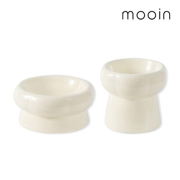 寵物陶瓷六瓣碗 (兩色)