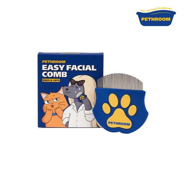 寵物簡易臉梳 - 臉部密齒梳