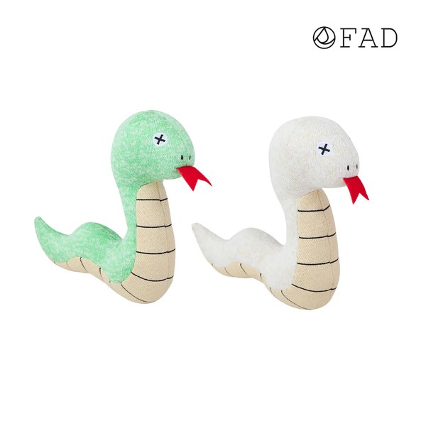 汪汪耐咬發聲玩具 - 蛇采飛揚 (兩色)