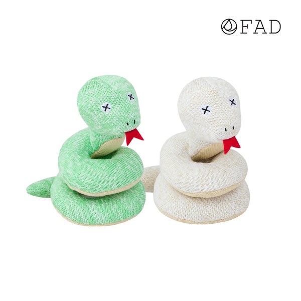 汪汪耐咬發聲玩具 - 蛇來運轉 (兩色)