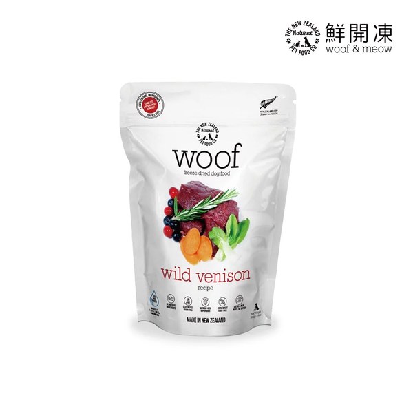 woof狗狗冷凍乾燥生食餐 - 鹿肉