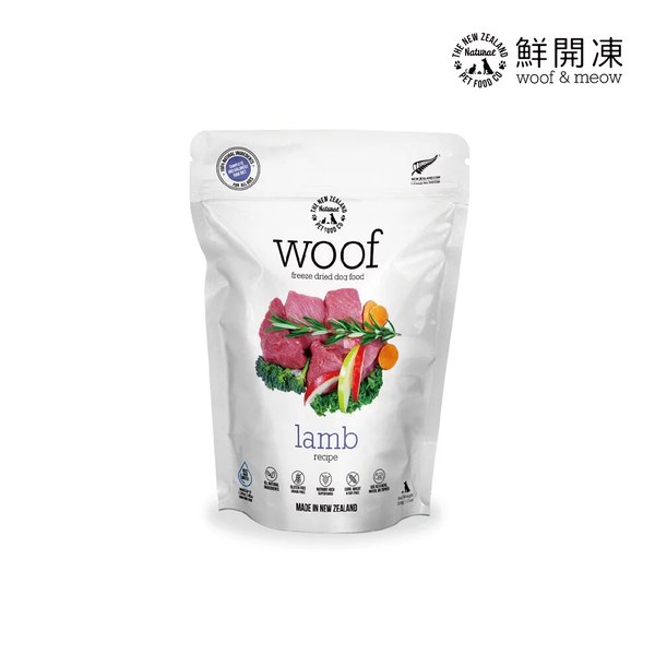 woof狗狗冷凍乾燥生食餐 - 羊肉