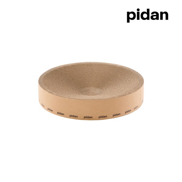 瓦楞紙貓抓板系列 - 牛皮瓦楞圓形款