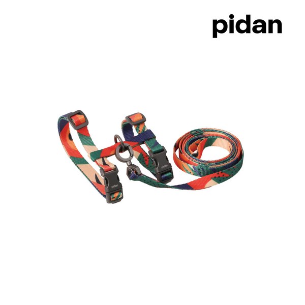 貓用牽引繩套裝 (牽繩+胸背) (多色)