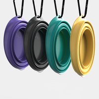 雙層寵物折疊碗 (含登山扣)