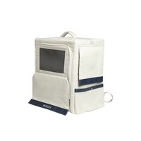 簡約骨架雙肩寵物包