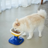 高度調節寵物瓷碗組