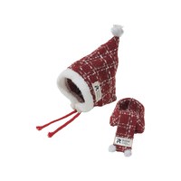 聖誕兩用圍巾帽 (兩色)