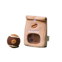 狗用網球玩具 - 咖啡豆袋