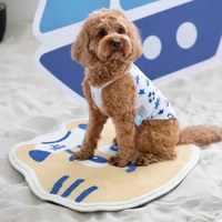 Bon Voyage 毛孩涼感衣 - 白色印花