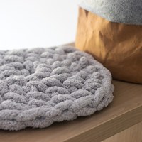 雪尼爾繩絨編織寵物墊(兩色)