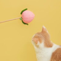 水蜜桃針織逗貓棒