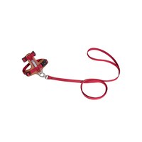 啵啵皮革貓胸背牽引繩套裝 (多色)